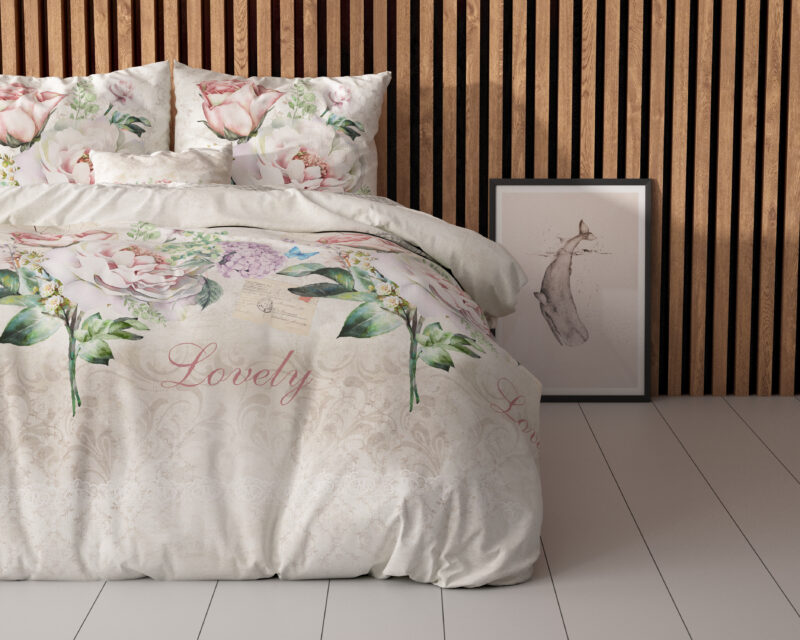 Sleeptime Lovely Flower Beige 200 x 200/220 cm