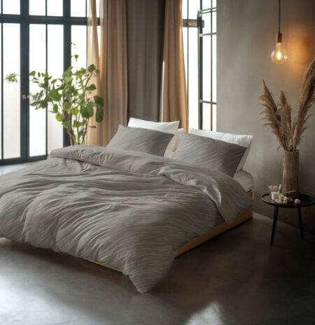 Sleeptime Mellow Stone Grijs 140 x 200/220 cm