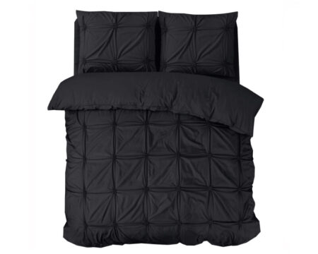 Sleeptime Punch Pintuck Zwart 200 x 200/220 cm