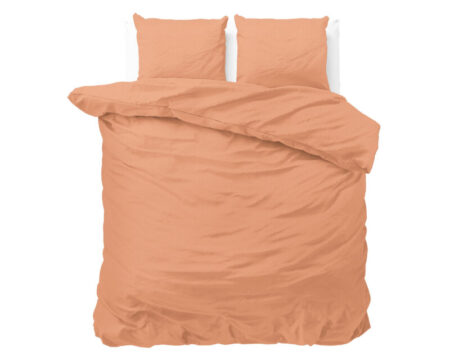 Sleeptime Satin Point Pastel Oranje 240 x 220 cm