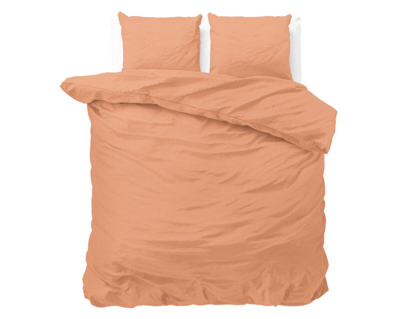 Sleeptime Satin Point Pastel Oranje 240 x 220 cm