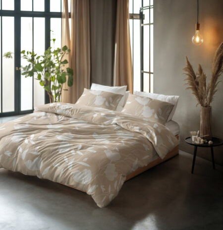 Sleeptime Spring Zand/Beige 140 x 200/220 cm