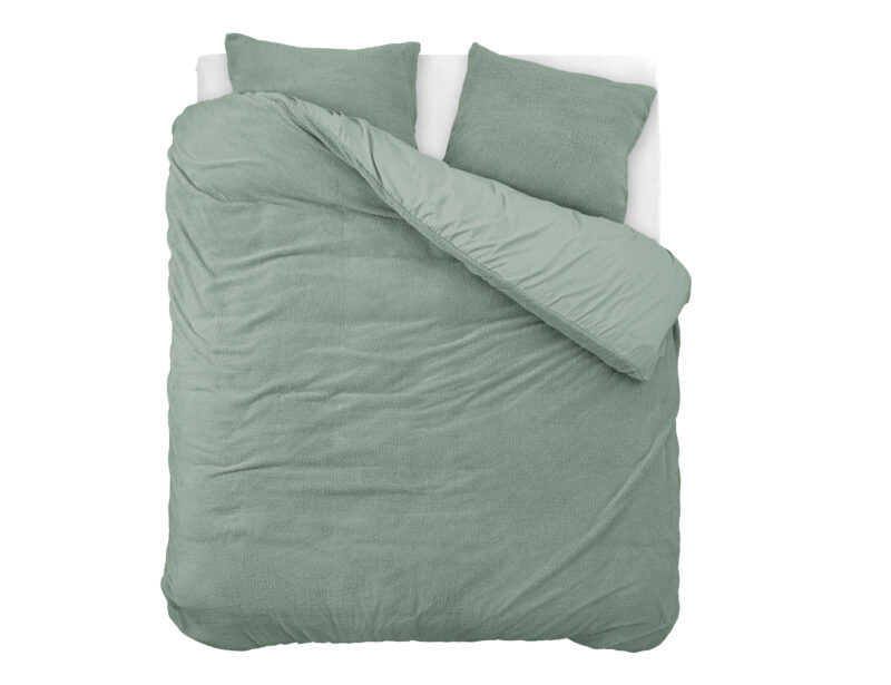 Sleeptime Teddy Donker Groen 200 x 200/220 cm