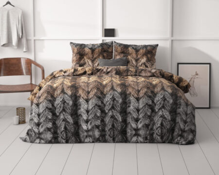 Sleeptime Trendy knits Bruin 200 x 200/220 cm
