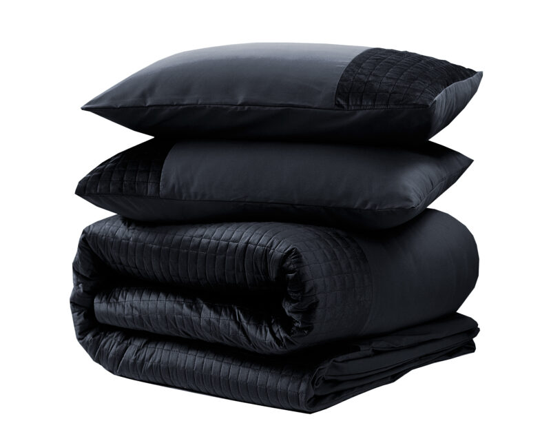 Sleeptime Velvet Band Zwart 240 x 220 cm