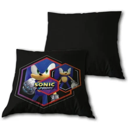 Sonic sierkussen zwart 35 x 35 cm