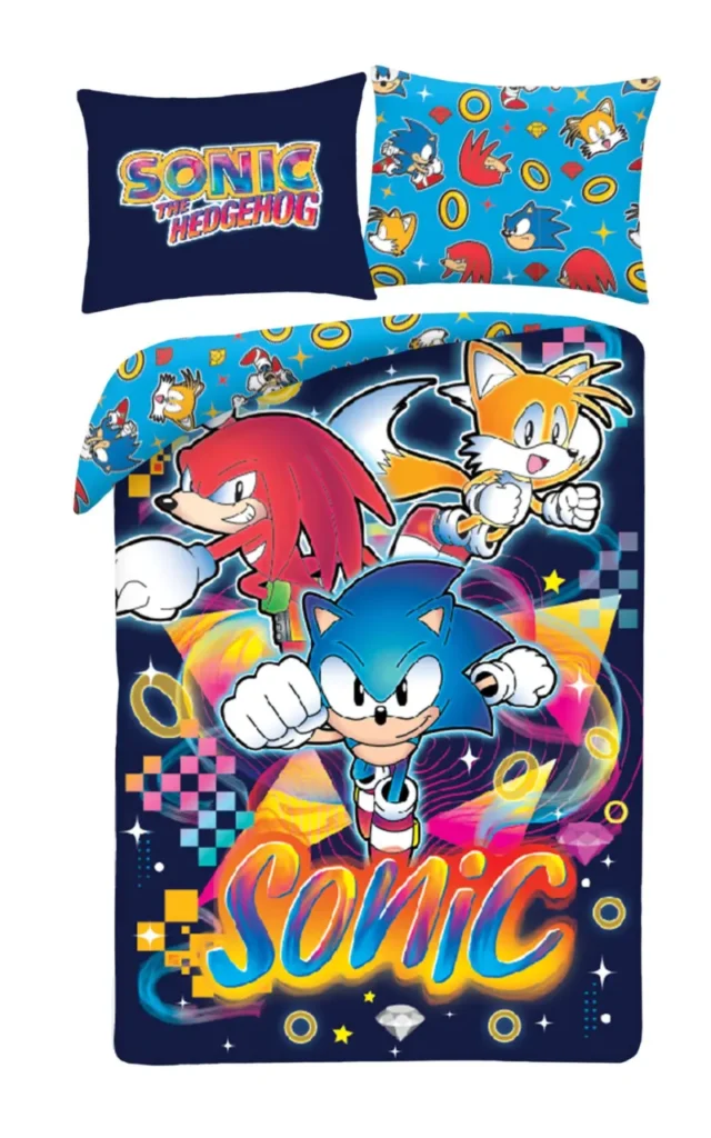 Sonic the Hedgehog Dekbedovertrek 140 x 200 cm - Polyester