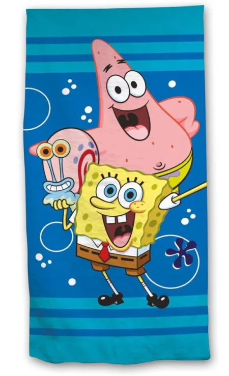 Spongebob blauw Strandlaken 70 x 140 cm