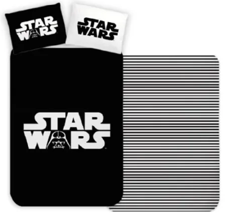 Star Wars Dekbedovertrek - 140 x 200 cm Zwart