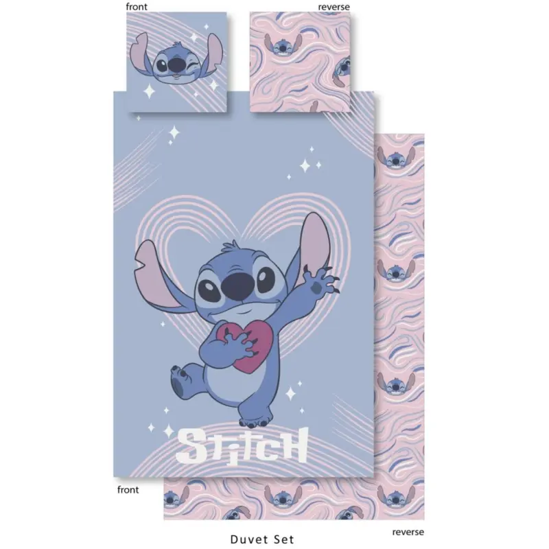 Stitch Hearts Dekbedovertrek 140 x 200 cm - pre order