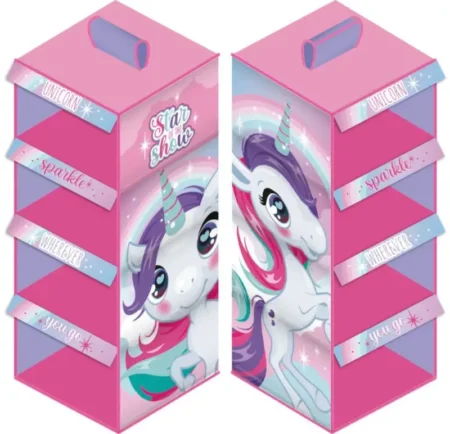 Unicorn sparkle hangende opbergkast 29 x 28 x 71 cm