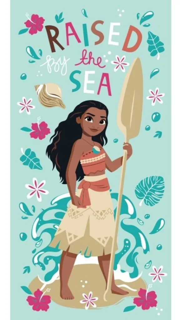 Vaiana Raised By The Sea strandlaken 70 x 140 cm polyester