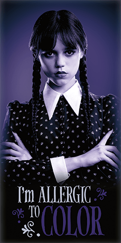 Wednesday strandlaken Allergic 70 x 140 cm