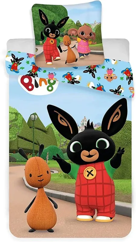 Bing en Flop dekbedovertrek 100 x 135 cm Katoen