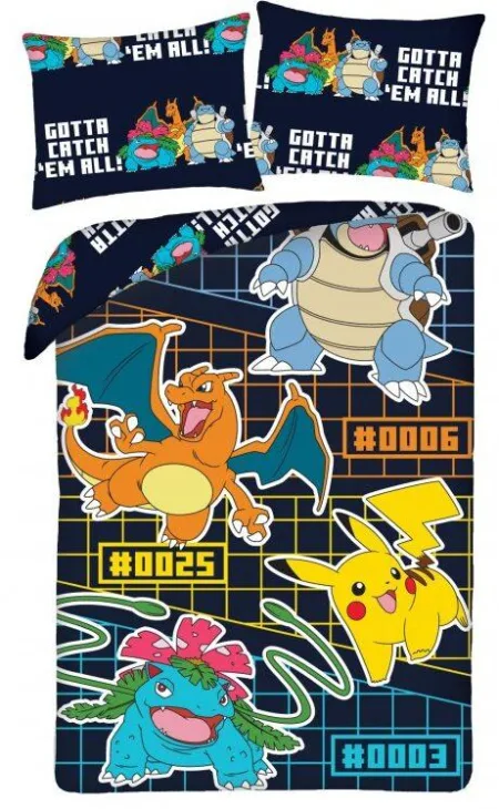 pokemon charizard Dekbedovertrek 140 x 200 cm (70 x 90 cm)  polyester