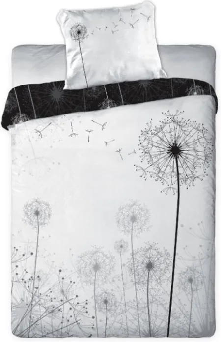 Dreamee Dekbedovertrek Paardenbloemen  140 x 200 cm 70 x 90 cm - 100% katoen