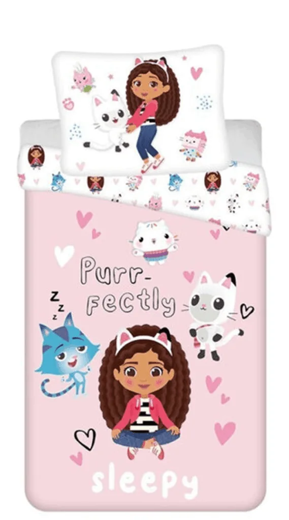 Gabby's Dollhouse Dekbedovertrek Sleepy - 140 x 200 cm - Polykatoen
