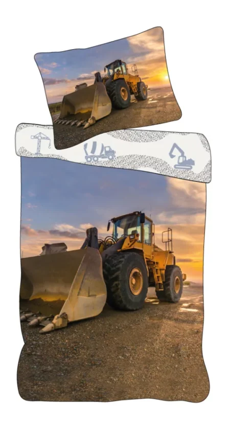 Graafmachine Dekbedovertrek  140 x 200 cm 70 x 90 cm - 100% katoen
