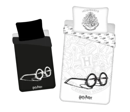 Harry Potter Dekbedovertrek Glasses glow in the dark - 140 x 200 cm - 70 x 90 cm