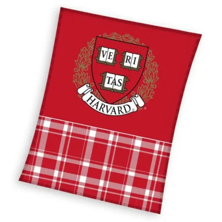 Harvard Fleece plaid 150 x 200 cm rood