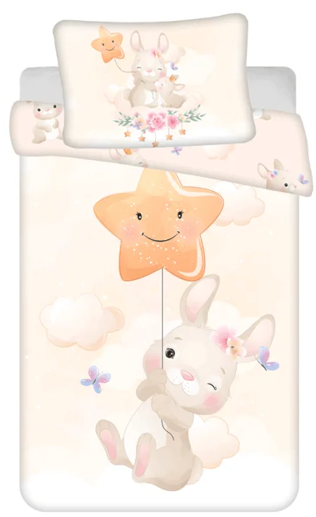 Konijnen Peuterdekbedovertrek  - 100 x 135 cm - Katoen