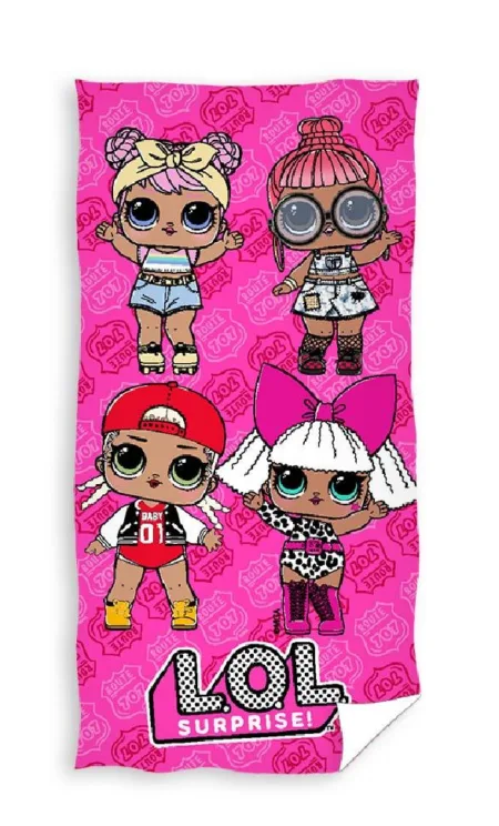 LOL Surprise  strandlaken roze 70 x 140 cm