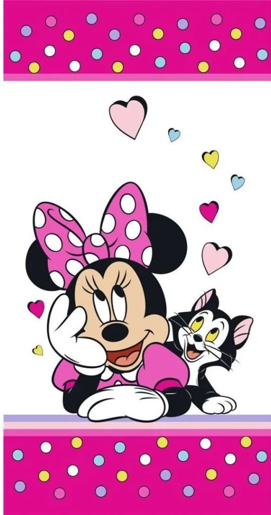 Minnie Mouse strandlaken Dreaming 70 x 140 cm Roze