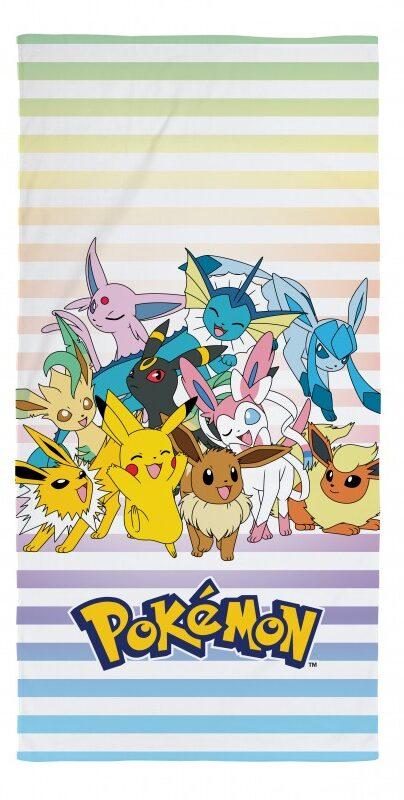 Pokemon strandlaken Eevee family 70 x 140 cm