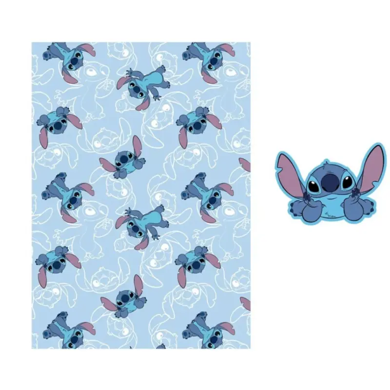 Stitch fleece deken 100 x 140 cm - polyester