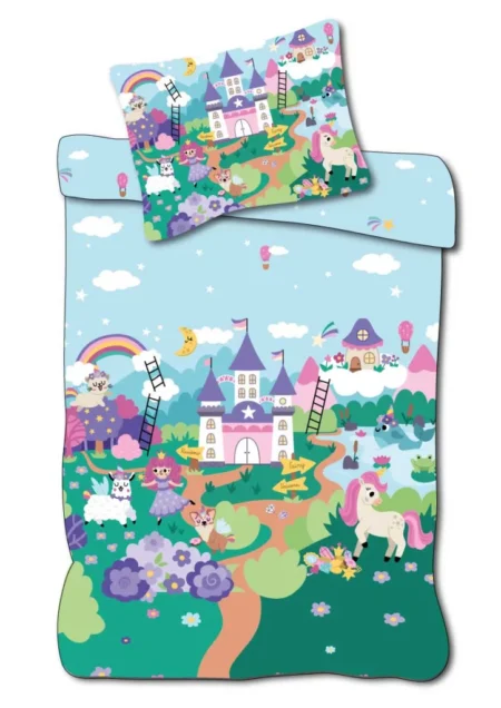 Unicorn  Dekbedovertrek peuter 100 x 135 cm