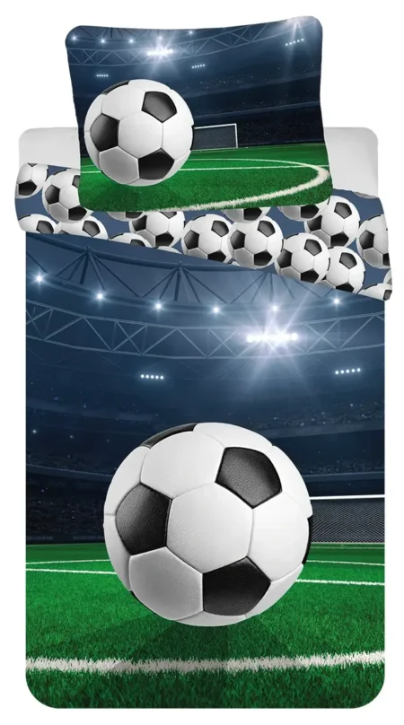 Voetbal Dekbedovertrek  Eenpersoons - 140 x 200 cm