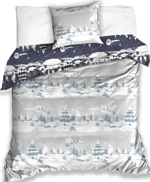Christmas Snow dekbedovertrek 140 x 200 cm - katoen