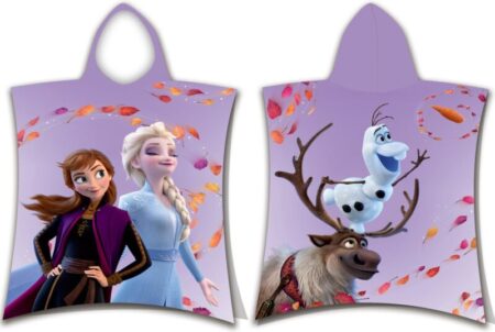 Frozen Leafs Poncho  50 x 115 cm - katoen