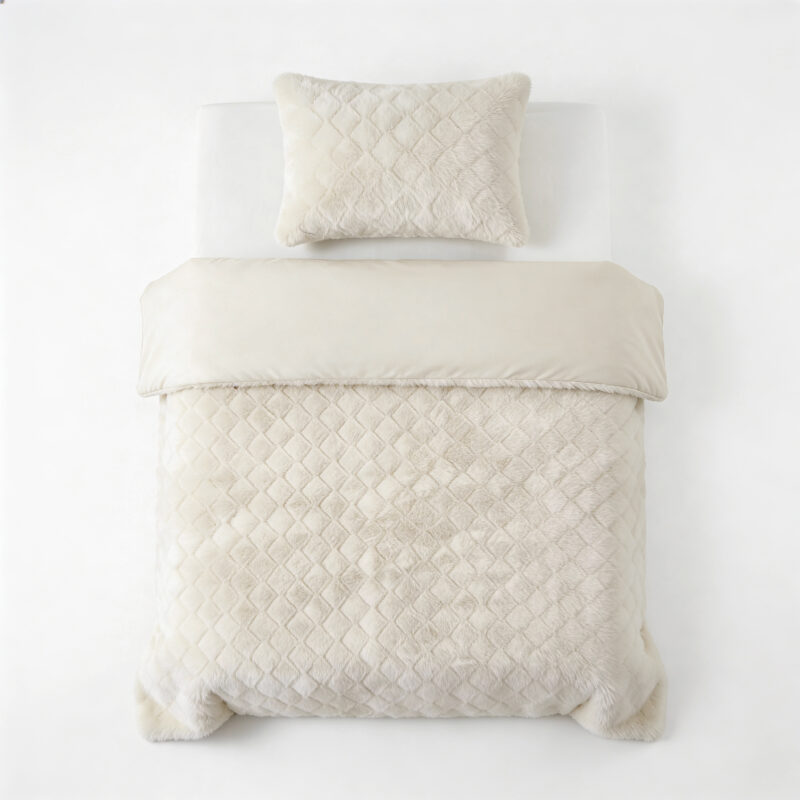 Sleeptime Faux Fur Syon Crème 140 x 200/220 cm