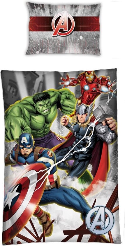 Marvel Avengers Dekbedovertrek Ready - 140 x 200 cm - Polyester