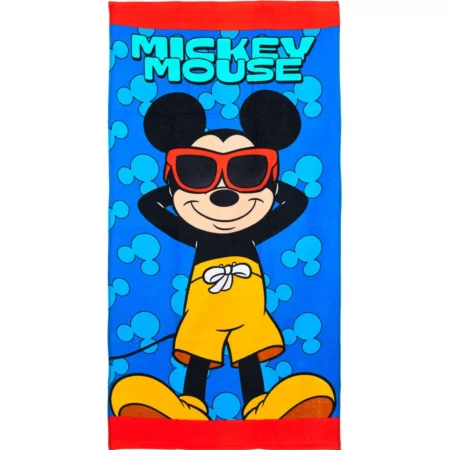 Mickey Mouse strandlaken Cool 70 x 140 cm - katoen