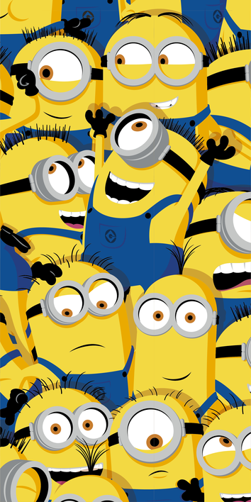 Minions strandlaken crowded 70 x 140 cm pre order