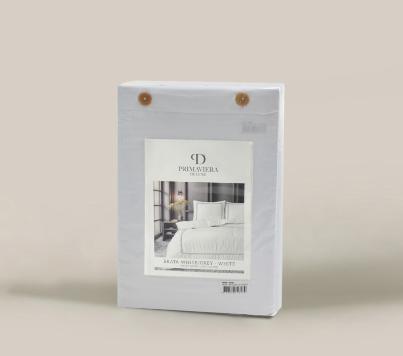 Primaviera Deluxe Brata Wit/Grijs Wit 200 x 200/260 cm