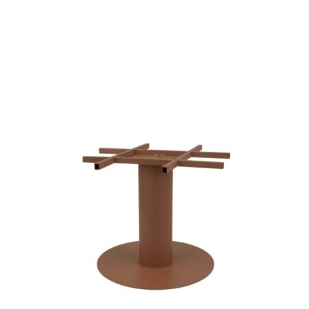 LABEL51 Eetkamertafel Extra Stable - Coral - Metaal - 70x70x72 cm