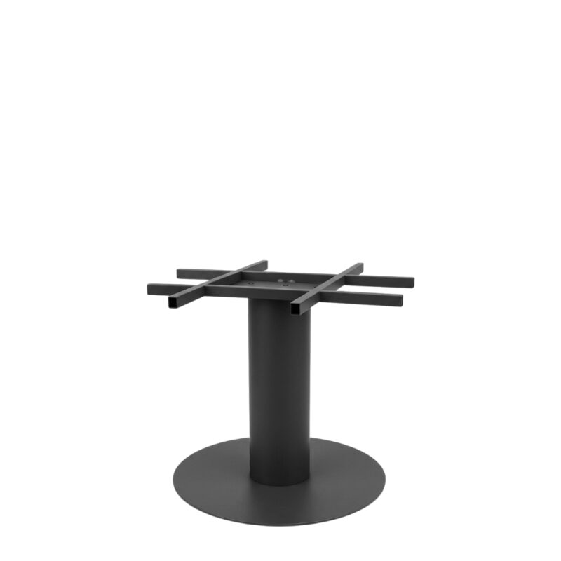 LABEL51 Eetkamertafel Extra Stable - Zwart - Metaal - 75x75x72 cm