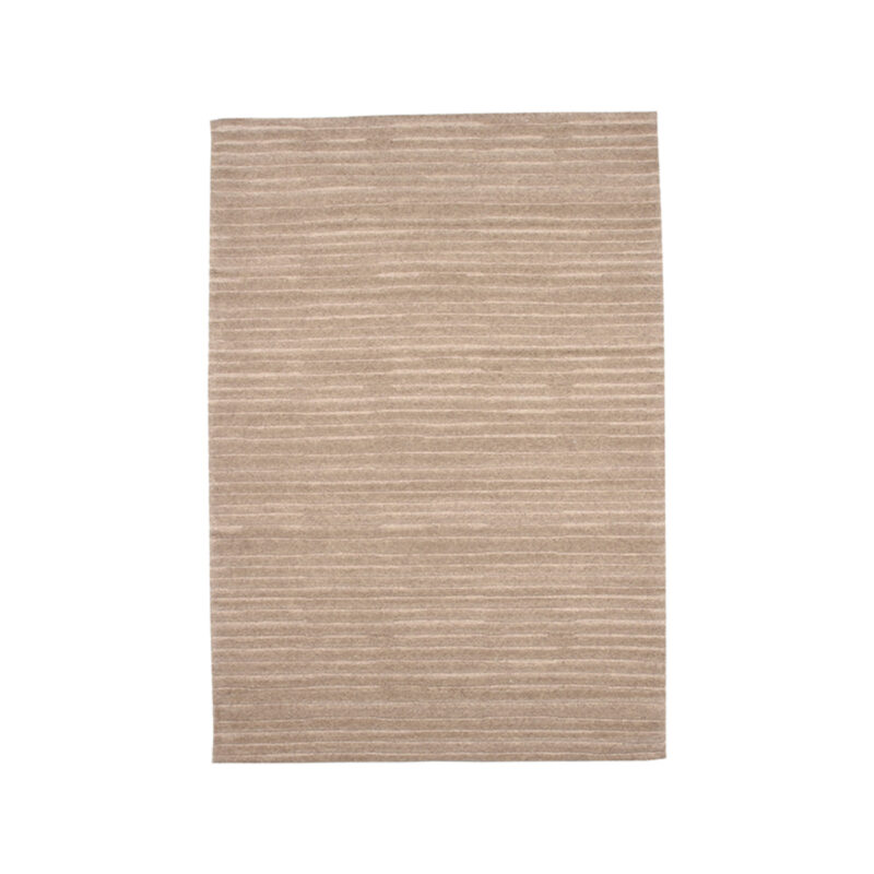 LABEL51 Vloerkleden Luxy - Taupe - Wol - 160x230 cm
