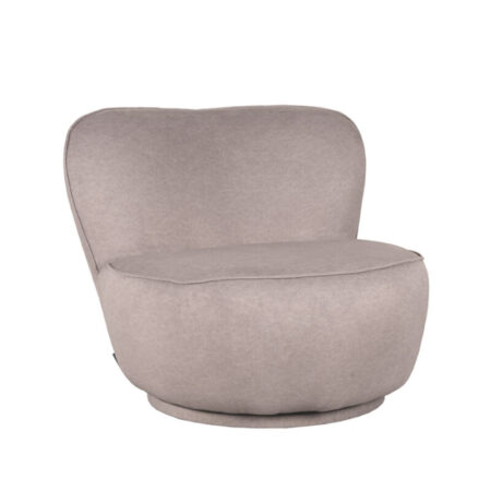 LABEL51 Fauteuil Bunny - Taupe - Microfiber - One Size