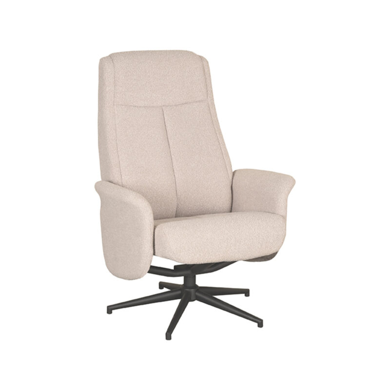LABEL51 Fauteuil Bergen - Naturel - Boucle - Excl. Hocker