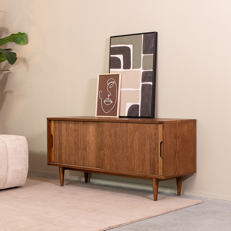 LABEL51 Tv-meubel Jule - Walnoot - Eiken - 130 cm