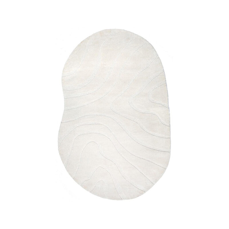 LABEL51 Vloerkleden Goa - Ivoor - Polyester - 160x230 cm - Organisch