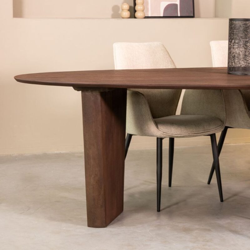 LABEL51 Eetkamertafel Wow - Nature - Mangohout - 240x110 cm