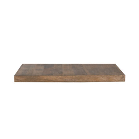 LABEL51 Eetkamertafel Tafelblad Straight Edge - Naturel - Mangohout - 120 cm Straight
