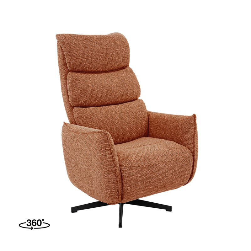 LABEL51 Fauteuil Goteborg - Coral - Royal Boucle - 2-Motorig