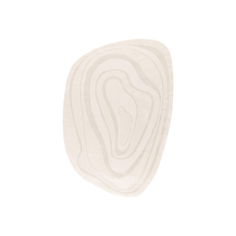 LABEL51 Vloerkleden Vinto - Ivoor - Polyester - 160x230 cm - Organisch